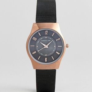 Ladies Rose Gold Christin Lars Mesh Strap Watch